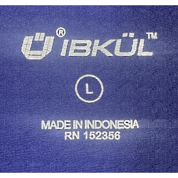 IBKUL Solid Long Sleeve Mock Neck Shirt Women’s L 1/4 Zip UPF 50 Seminole READ - Picture 6 of 10